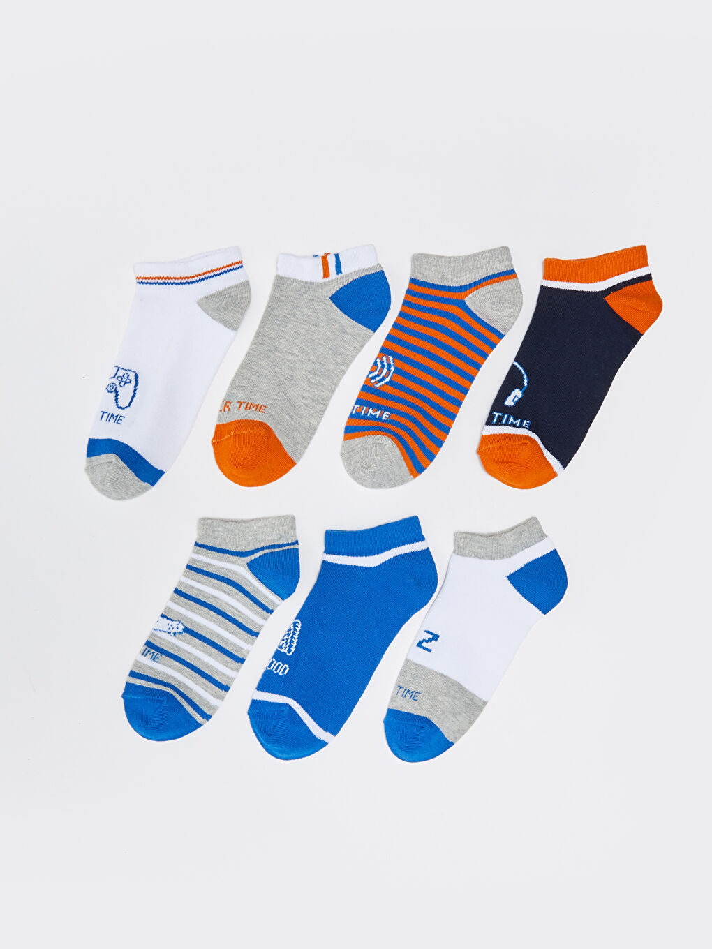 贈る結婚祝い Socks Trainer Boys' Patterned Waikiki LC 7 -S3AT88Z4 Pack レディースウェア