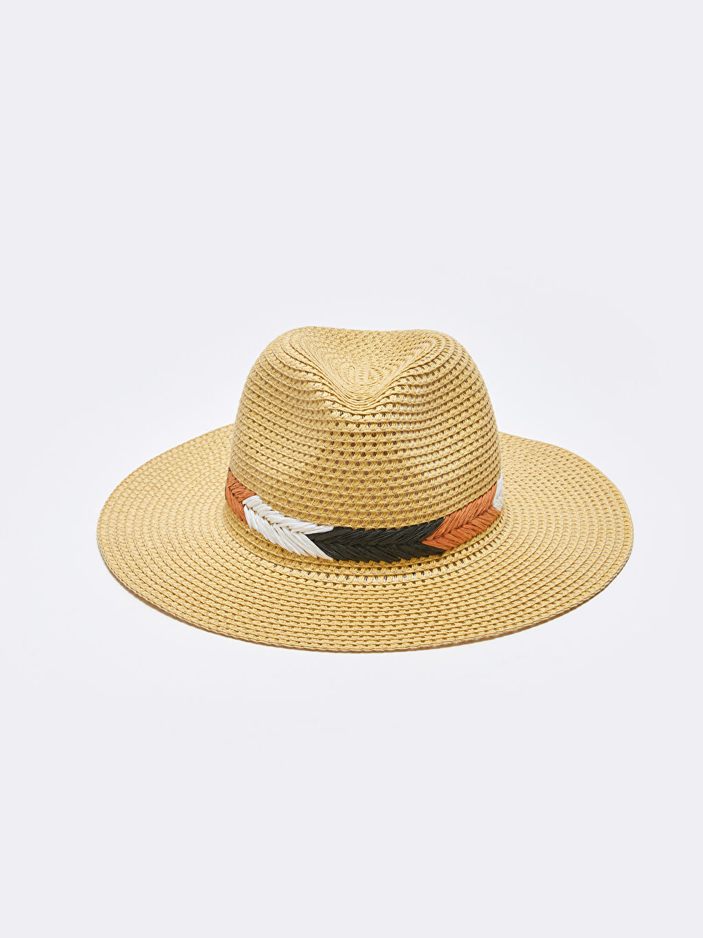 LCW ACCESSORIES Bej Kadın Hasır Fötr Şapka - 3