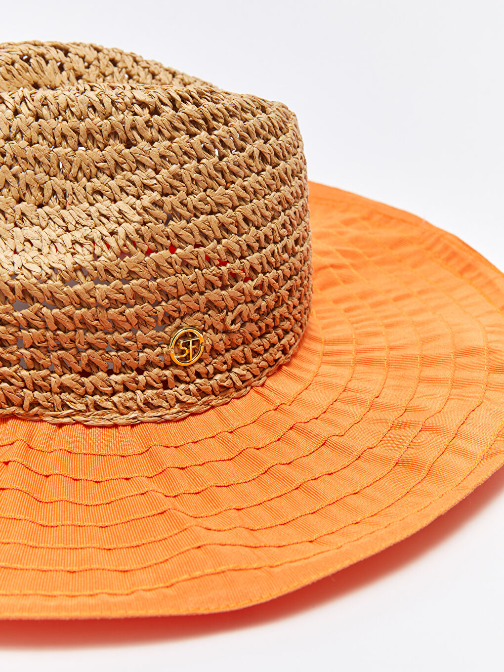 Women's Straw Fedora Hat-7