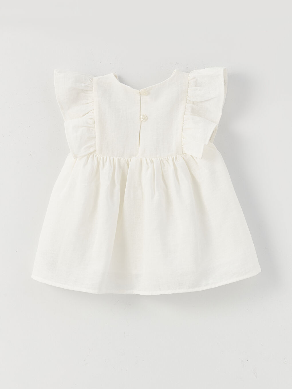 KANZ Crew Neck Short Sleeve Baby Girl Dress and Headband -S3AU36Z1-FDU