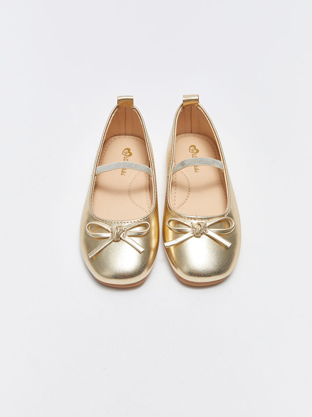 Sarı Lastik Detaylı Kız Bebek Babet-2