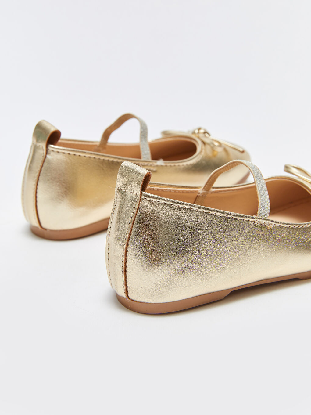 Sarı Lastik Detaylı Kız Bebek Babet-4