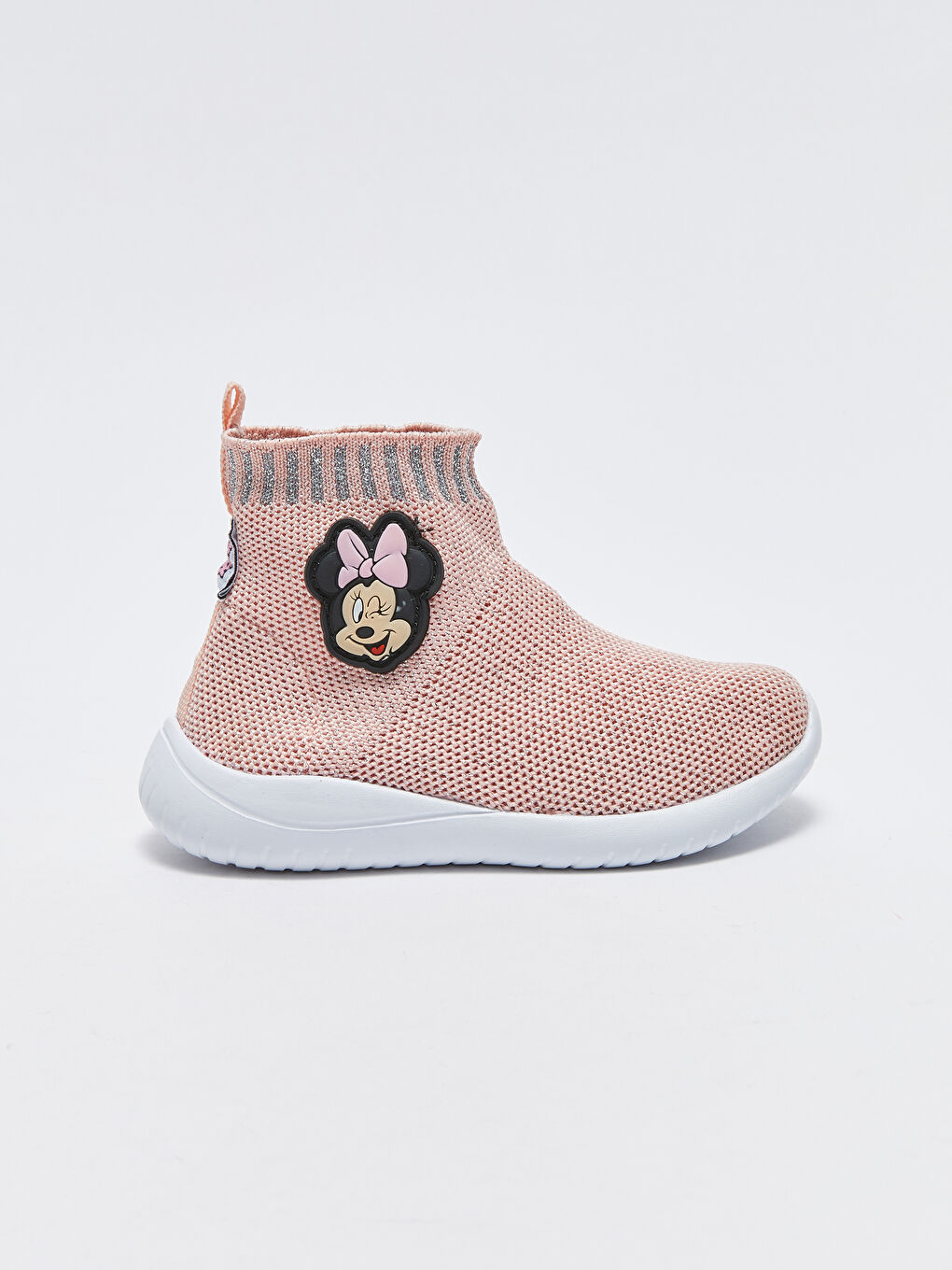 Pembe Minnie Mouse Lisanslı Bilek Boy Çorap Model Kız Bebek Spor Ayakkabı-1