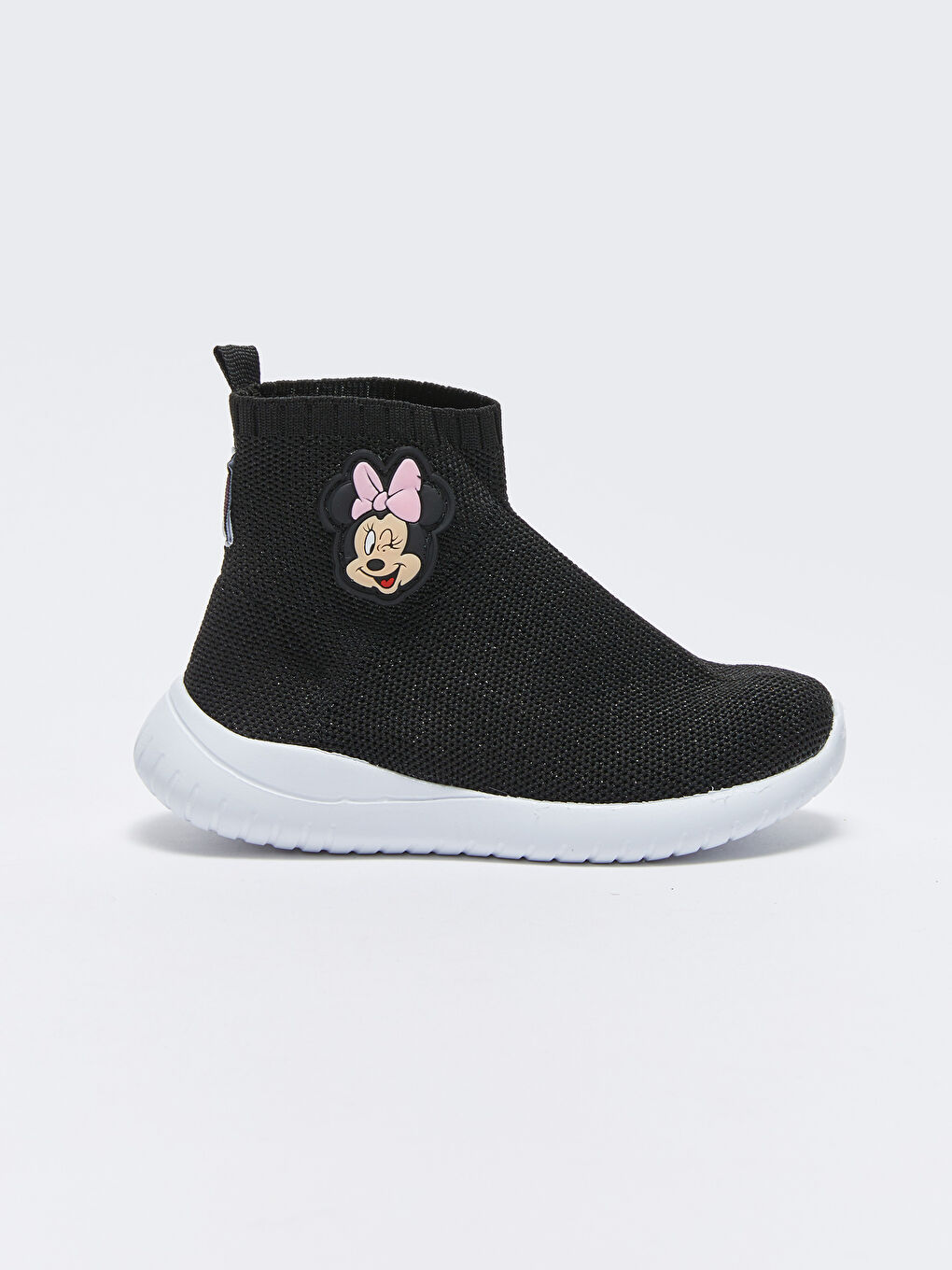 Siyah Minnie Mouse Lisanslı Bilek Boy Çorap Model Kız Bebek Spor Ayakkabı-1