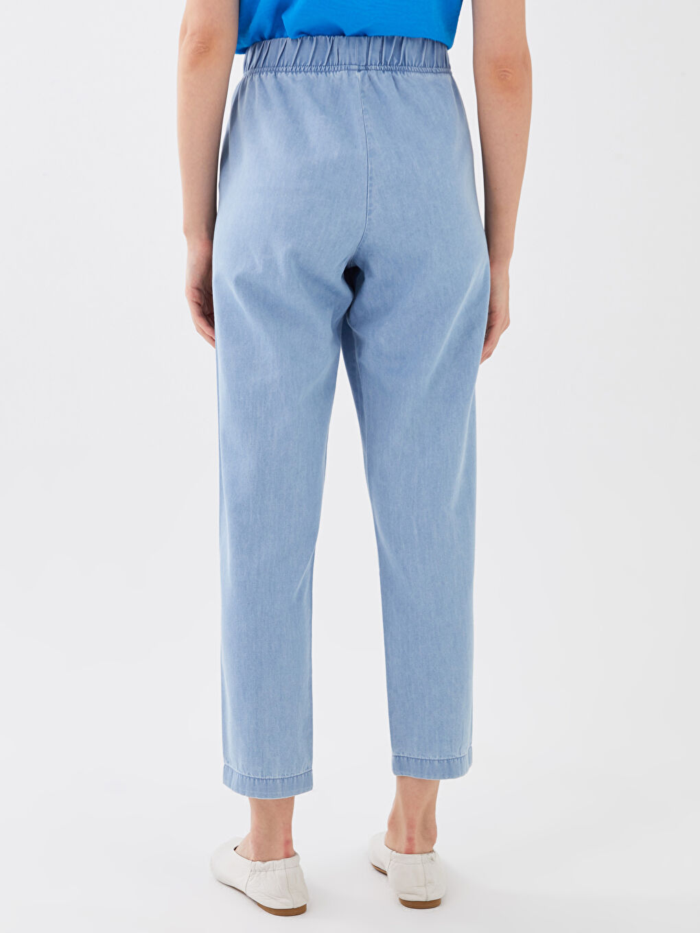 Blugi Dama Lejeri cu Talie Elastică-4