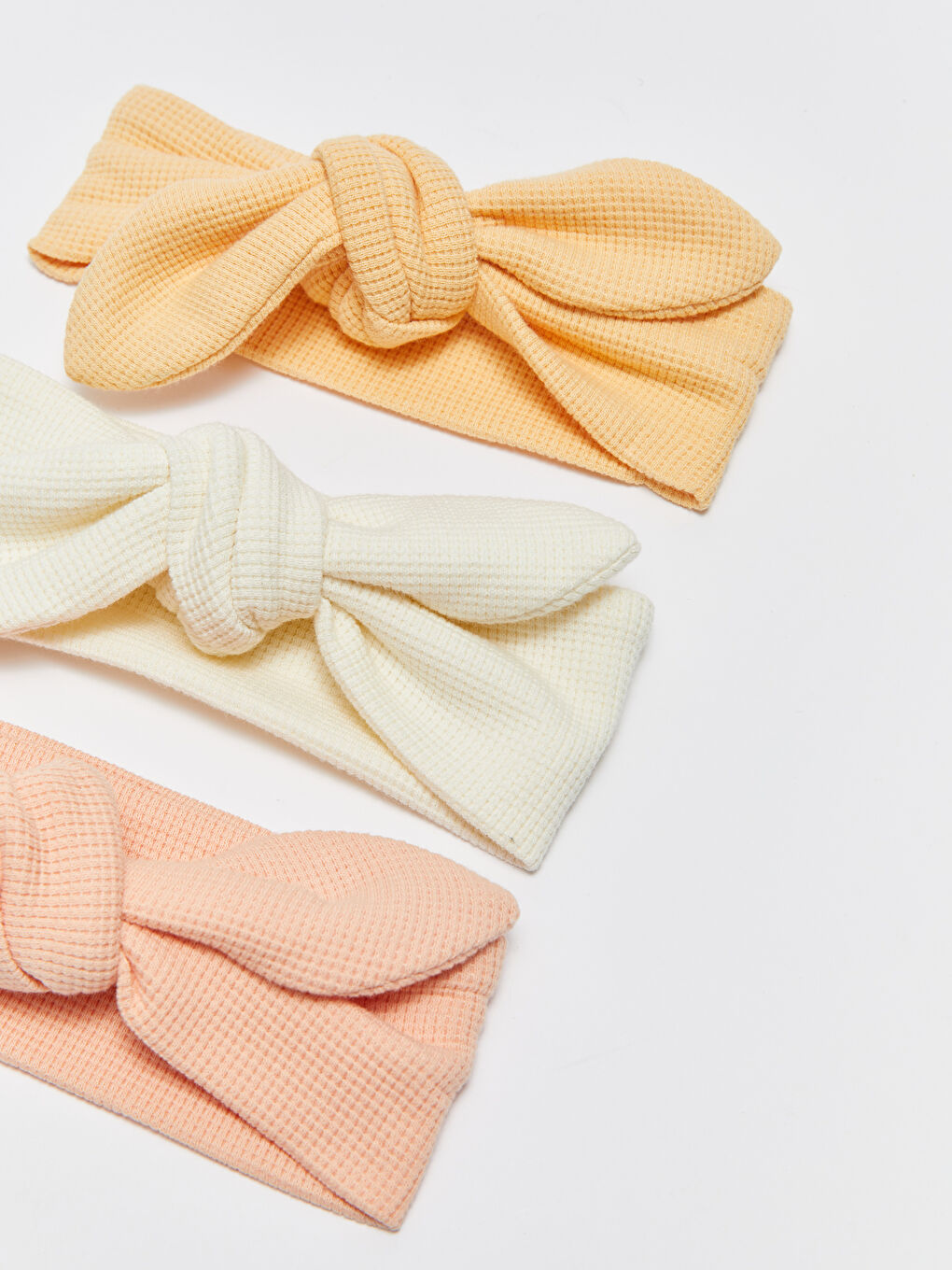 Pembe Kız Bebek Bağlamalı Saç Bandı 3'lü-2