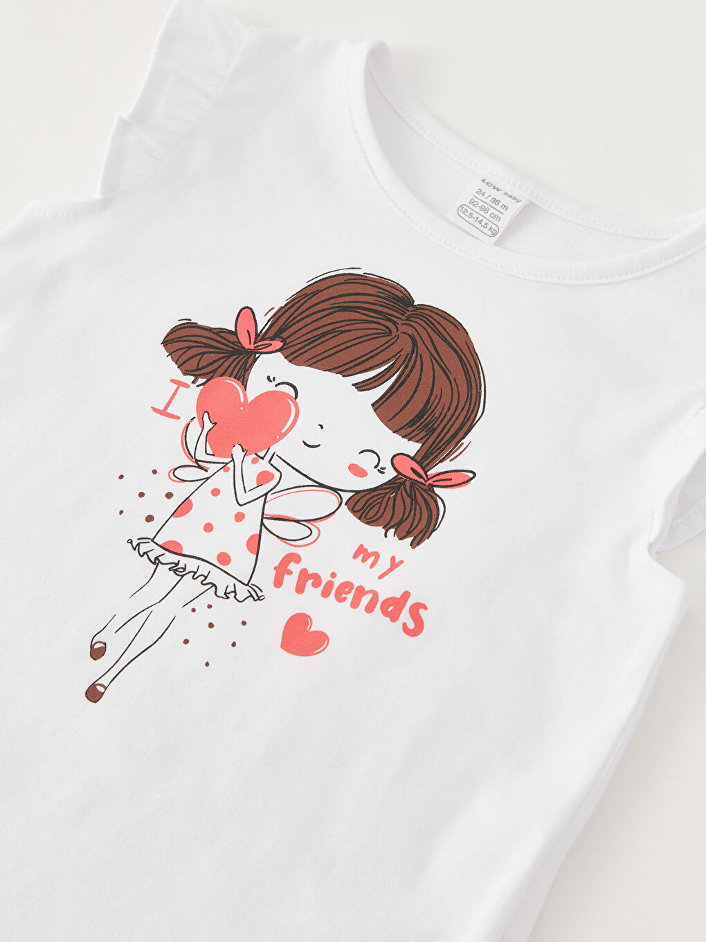 LCW baby Crew Neck Printed Baby Girls' Tank Top -S3AU95Z1