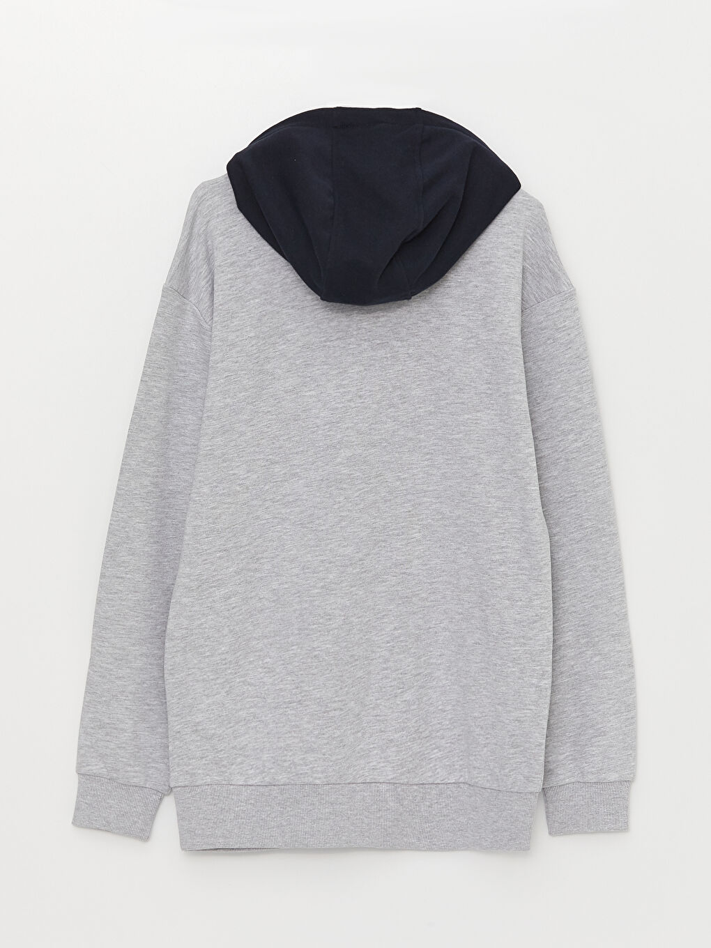 Мужское худи с длинным рукавом и принтом-6