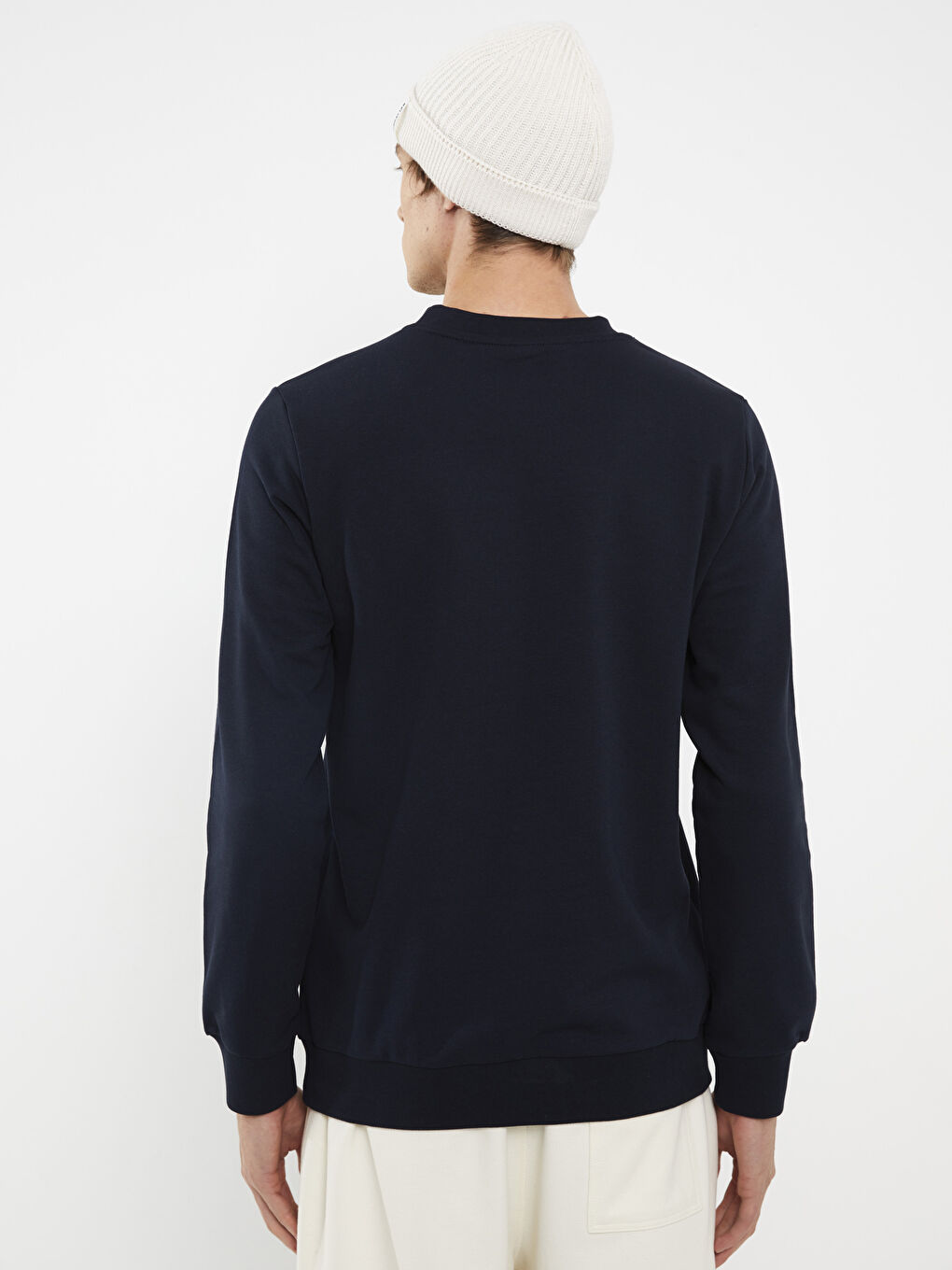 XSIDE Bisiklet Yaka Uzun Kollu Baskılı Erkek Sweatshirt -S3AV24Z8-RFH
