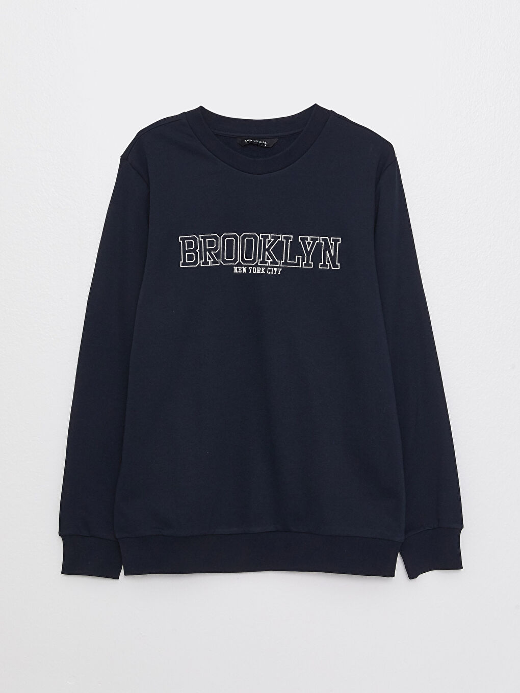 XSIDE Bisiklet Yaka Uzun Kollu Baskılı Erkek Sweatshirt -S3AV24Z8-RFH