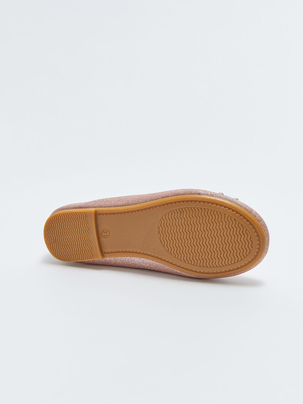 Pembe Simli Fiyonk Detaylı Kız Çocuk Babet-4