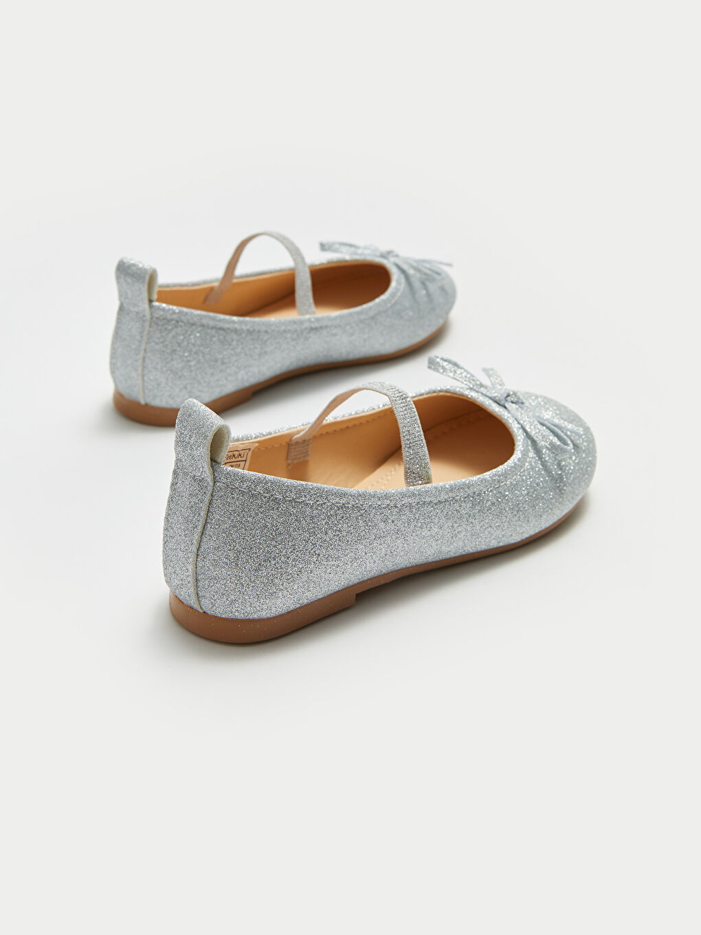 Ballerines Pour Filles À Nœud Pailleté-4