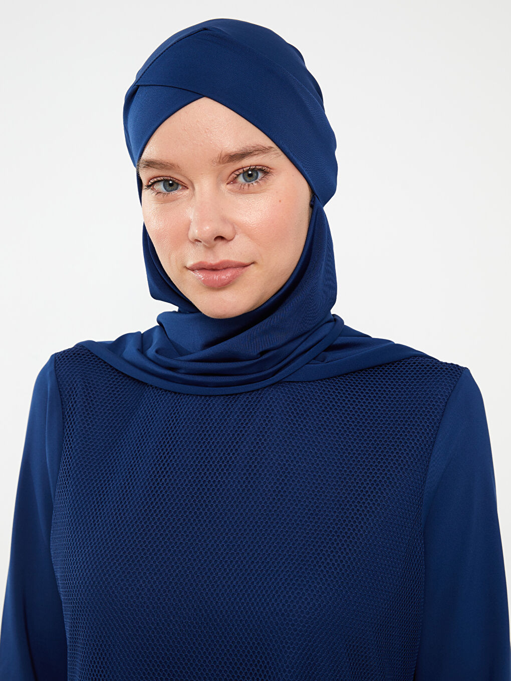 ملابس سباحة محتشمة كحلي امرأة -S3AV60Z8-HEU