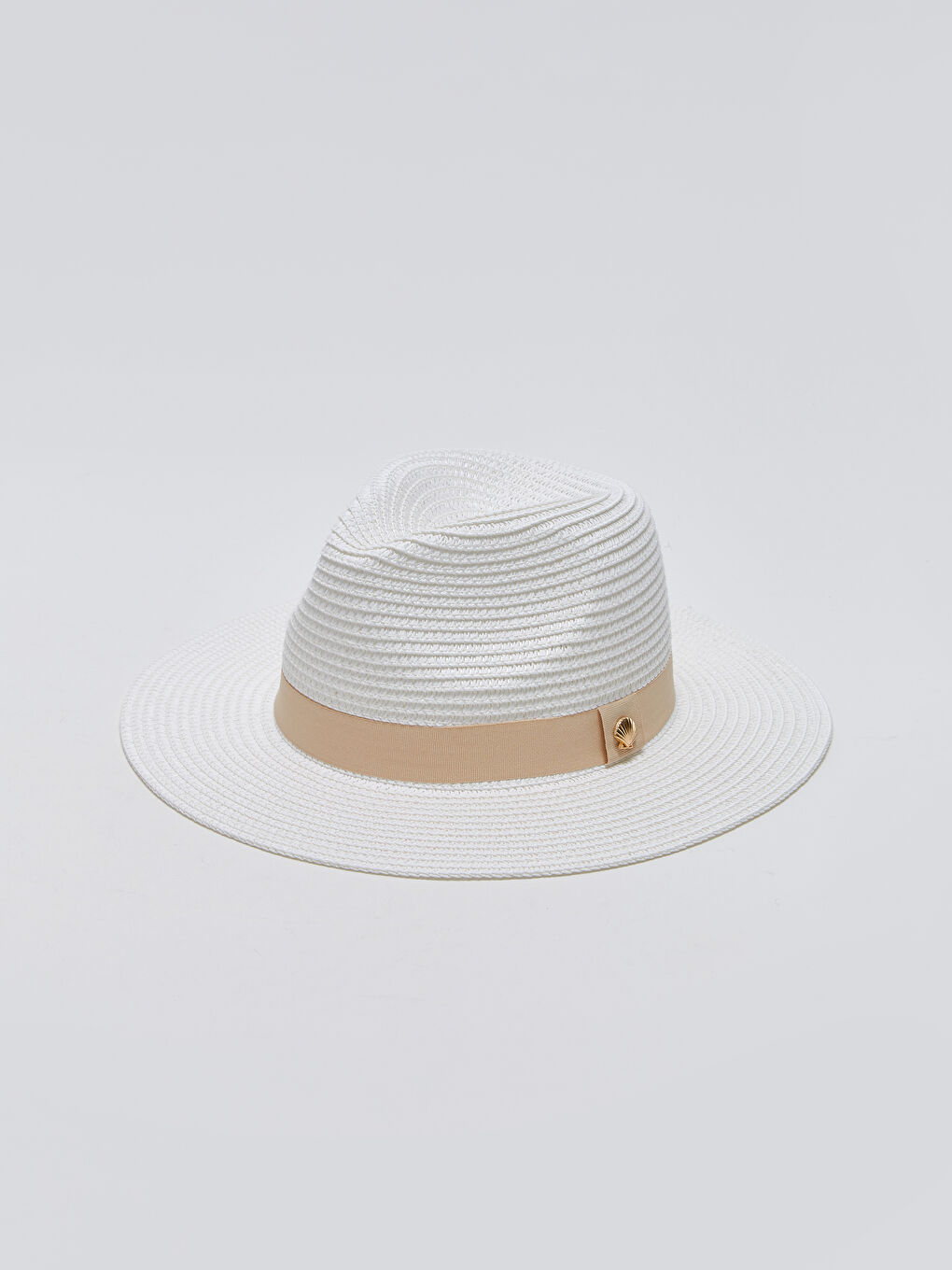Women's Straw Felt Fedora Hat-4