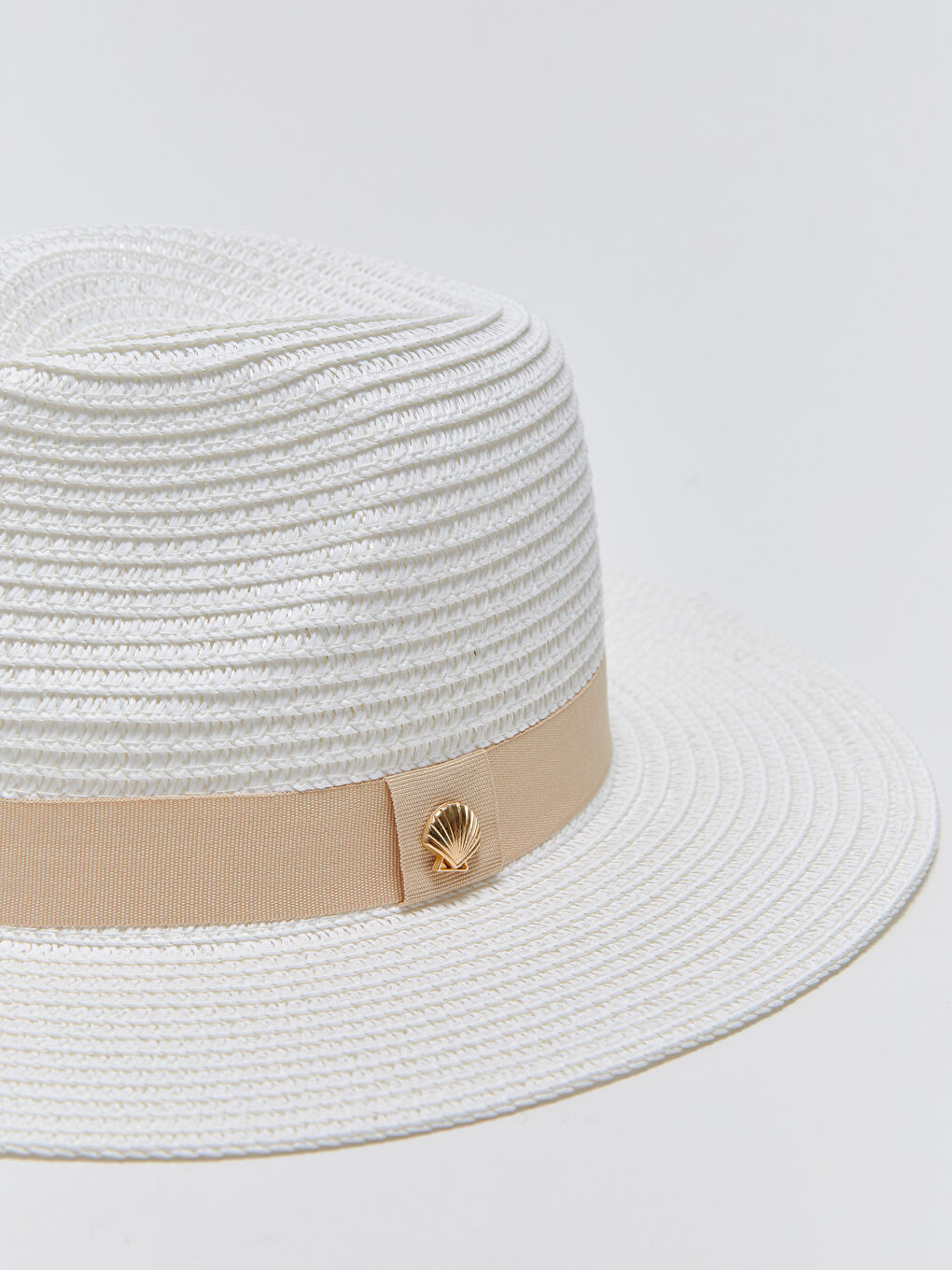 Women's Straw Felt Fedora Hat-5