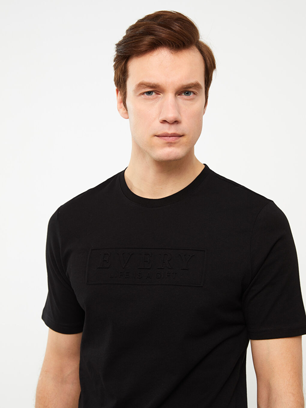 Crew Neck Jersey Men's T-Shirt-1