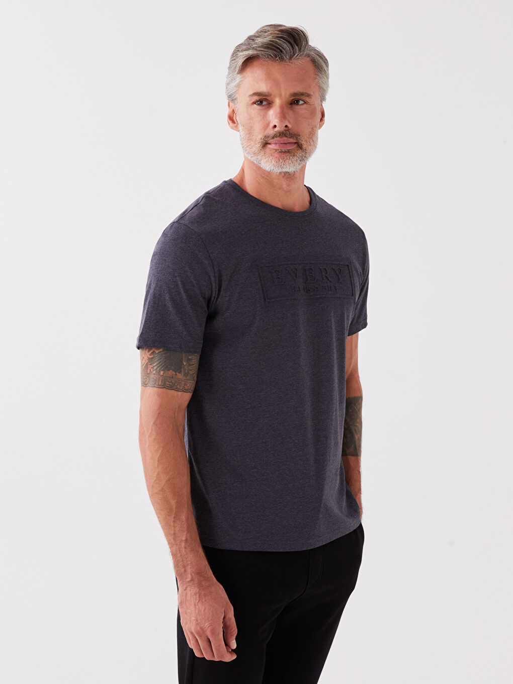 Crew Neck Jersey Men's T-Shirt-1