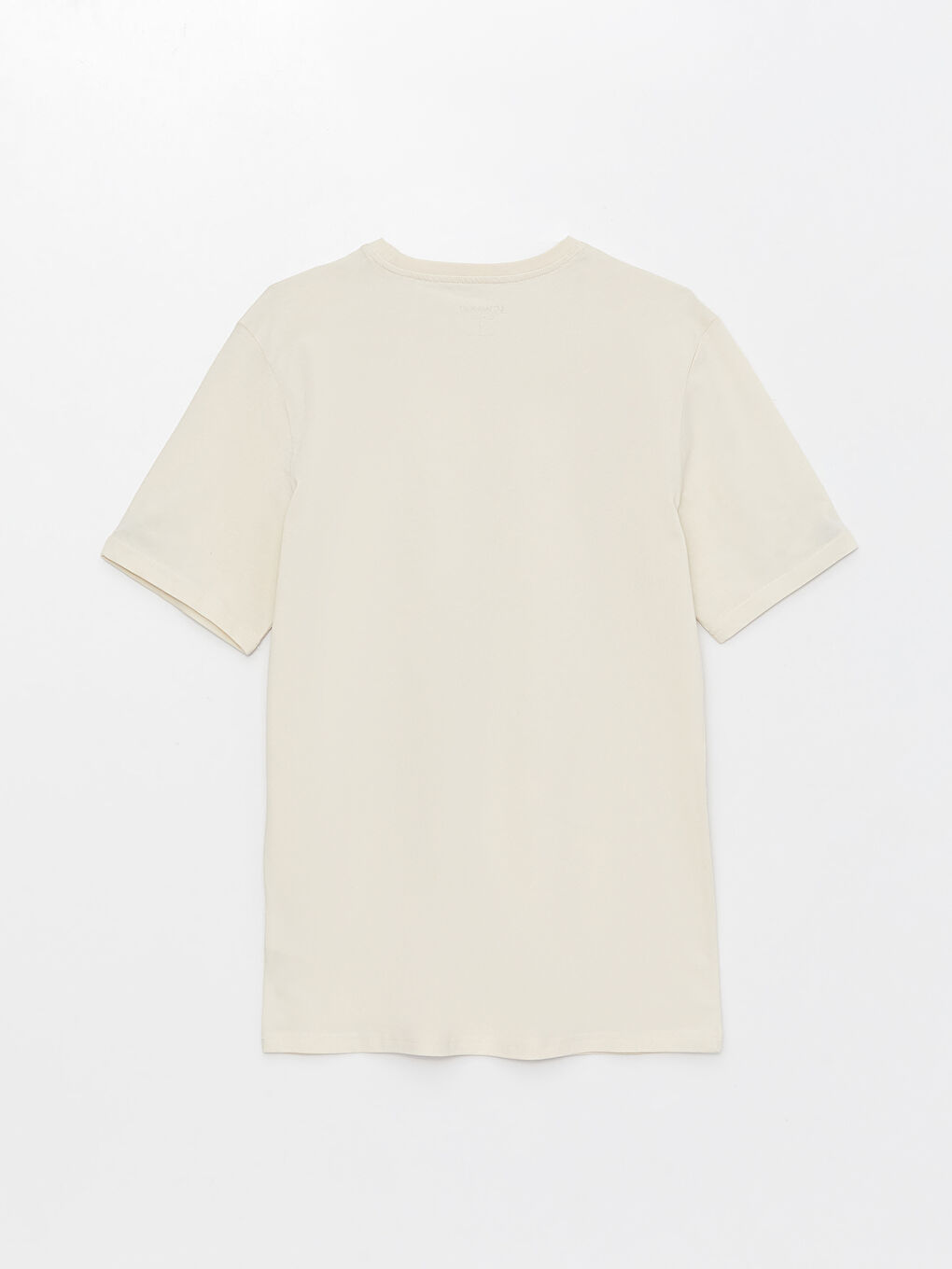 Crew Neck Short Sleeve Printed Combed Cotton Men's T-shirt-6