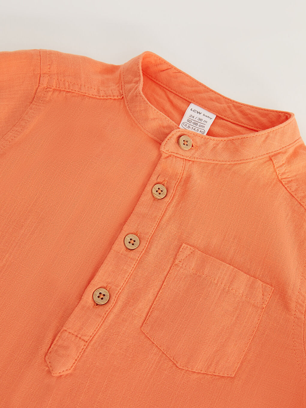 ბაბუის საყელო მოკლე სახელო ბავშვის ბიჭებისთვის პერანგი-2