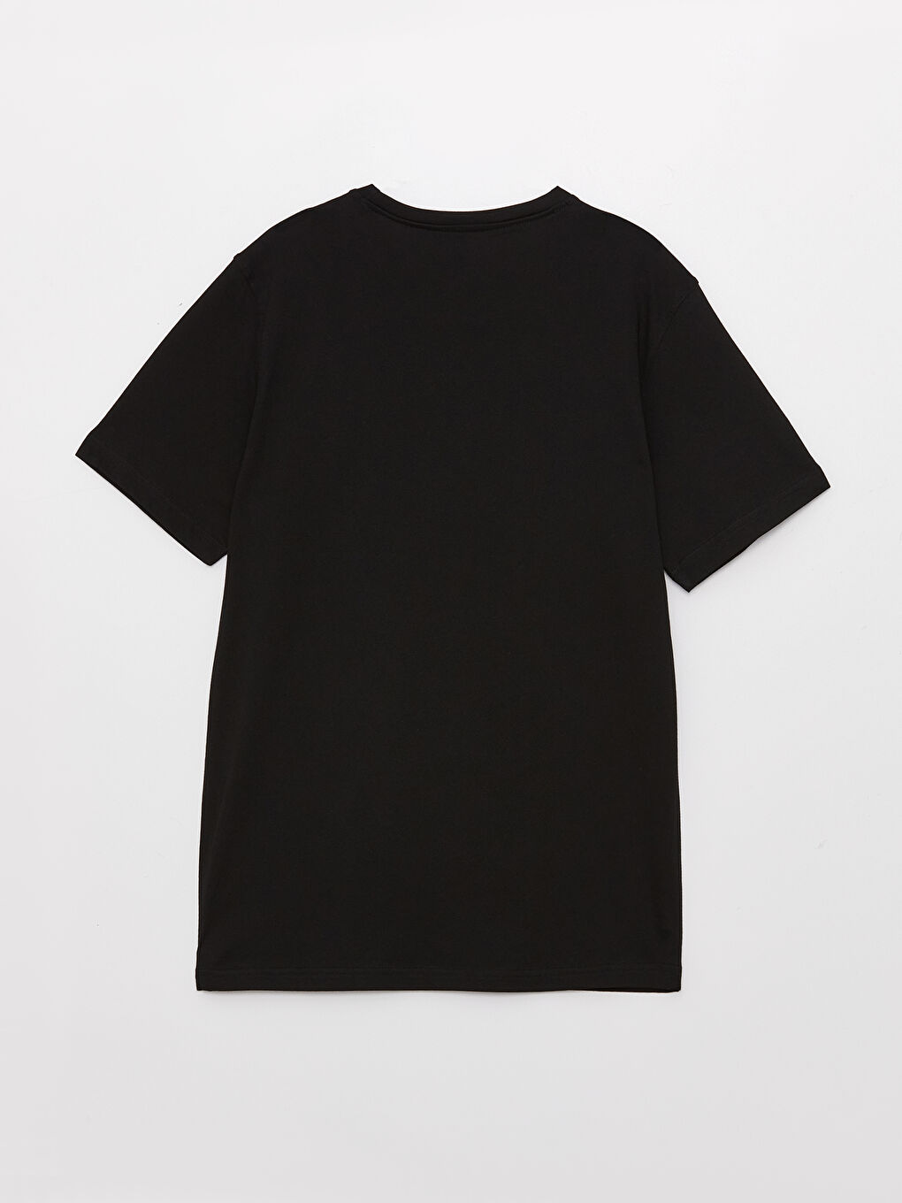 تيشيرت رجالي ياقة دائرية كم قصير مطبوع قطن ممشط-6