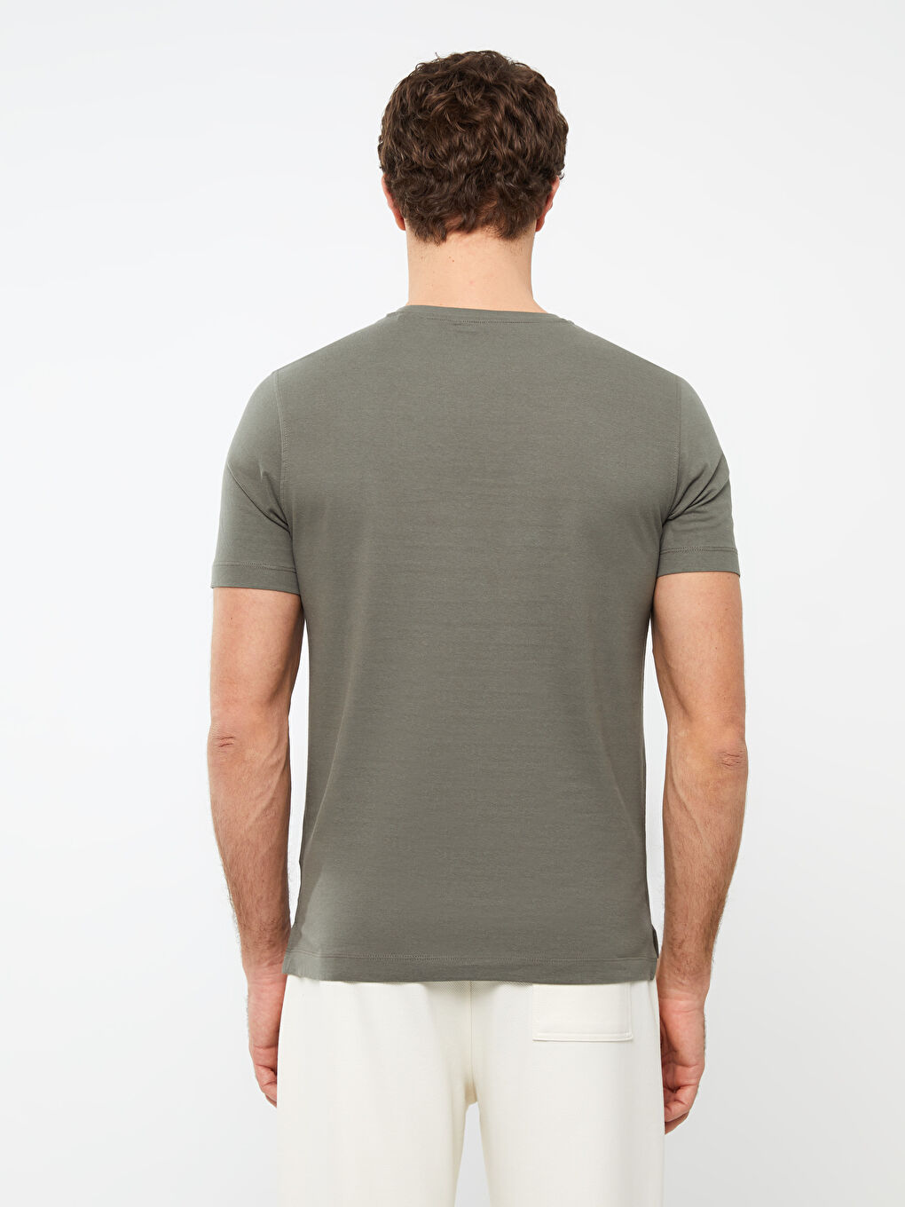 SOUTHBLUE Crew Neck Short Sleeve Printed Combed Cotton Men's T-shirt -S3AY10Z8-P5X