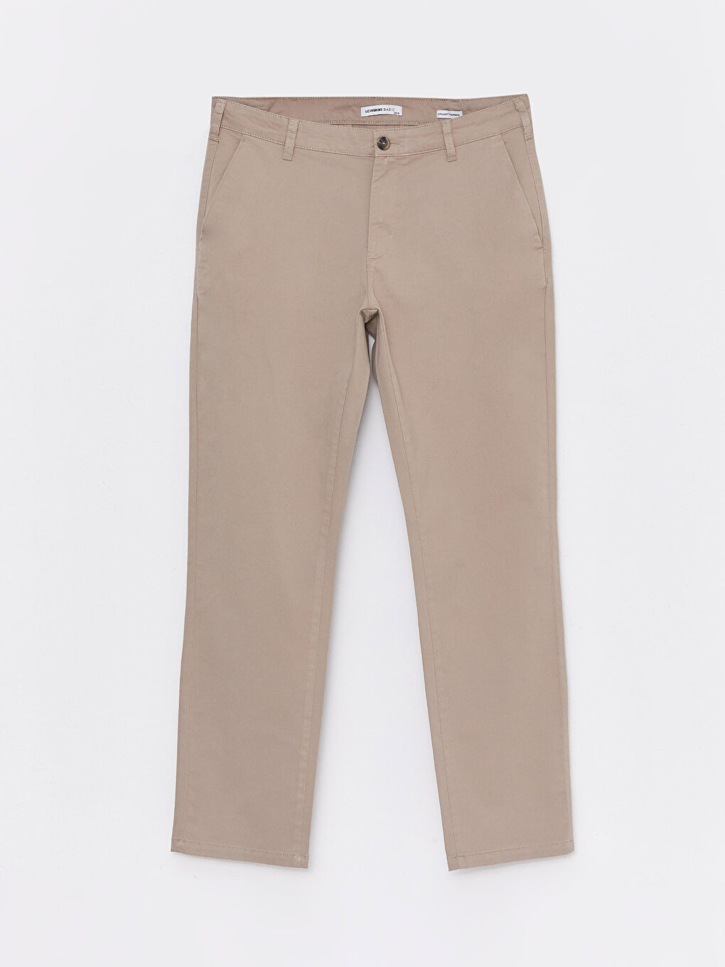 بنطلون تشينو بقماش جباردين بقصة عادية - للرجال-5