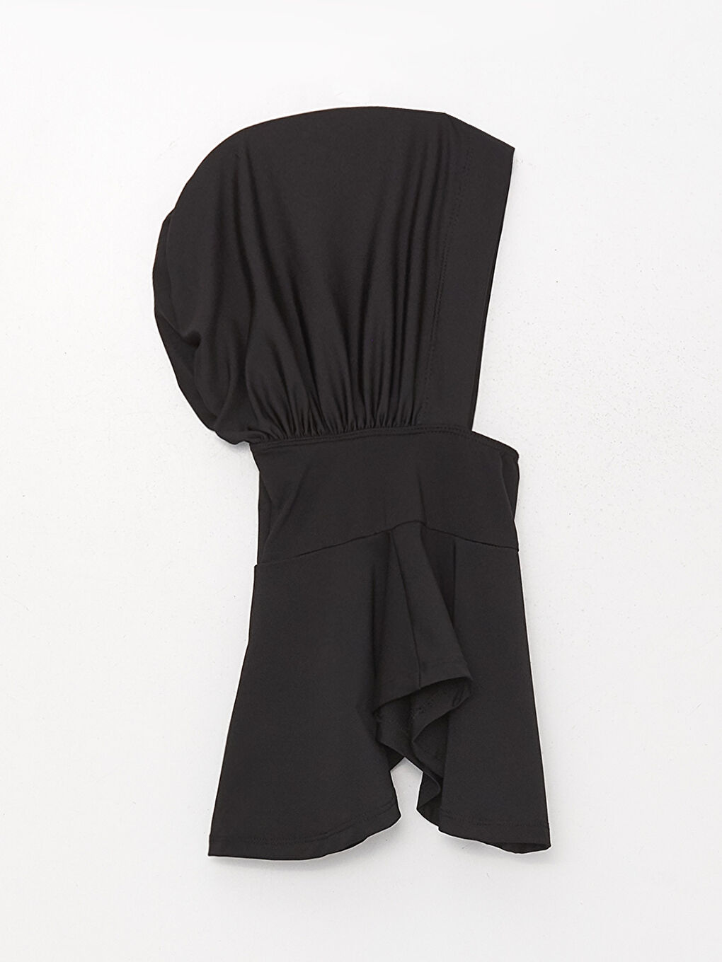 Stand Up Collar Straight Long Sleeve Women Hijab Swimsuit Set-8