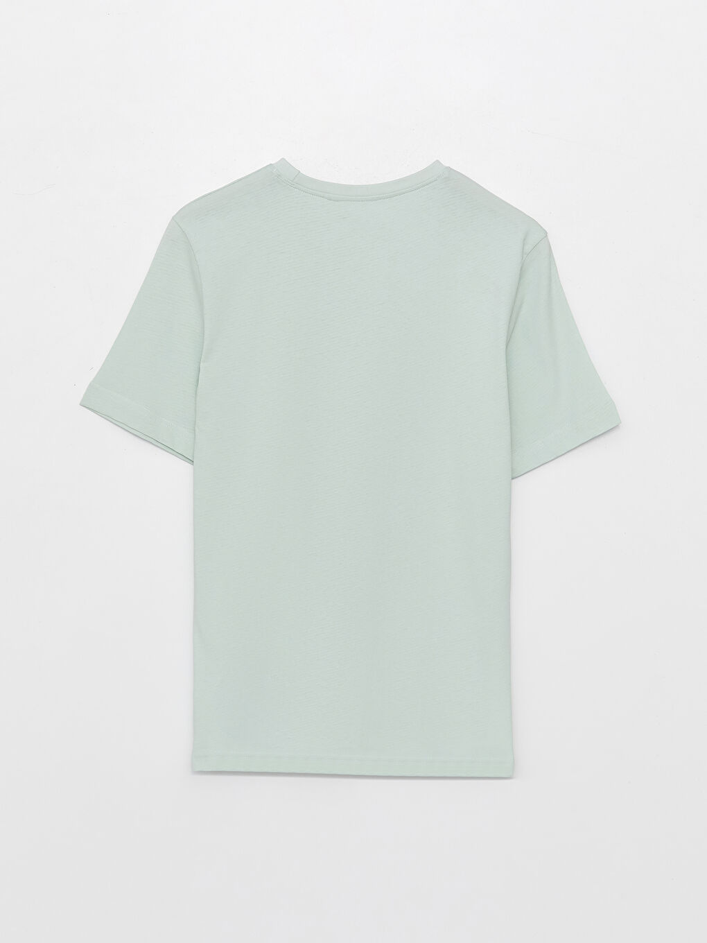 Crew Neck Short Sleeve Printed Combed Cotton Men's T-shirt-7