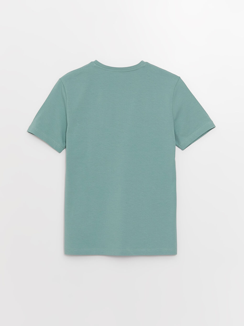 تيشيرت رجالي ياقة دائرية كم قصير مطبوع قطن ممشط-6