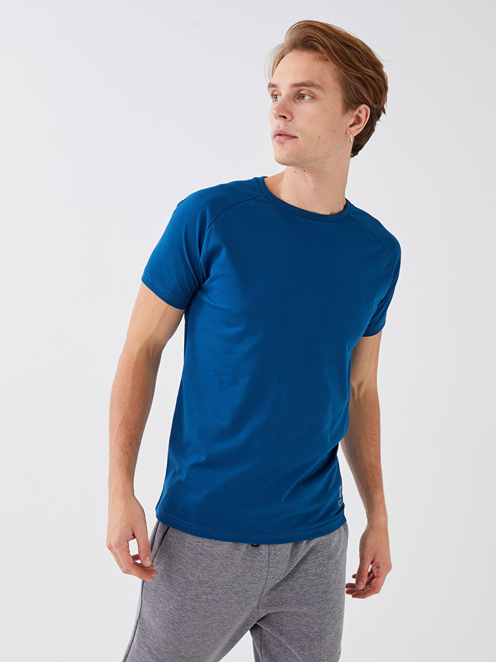Crew Neck Short Sleeve Printed Men's Sports T-shirt -S3AY57Z8-HQQ
