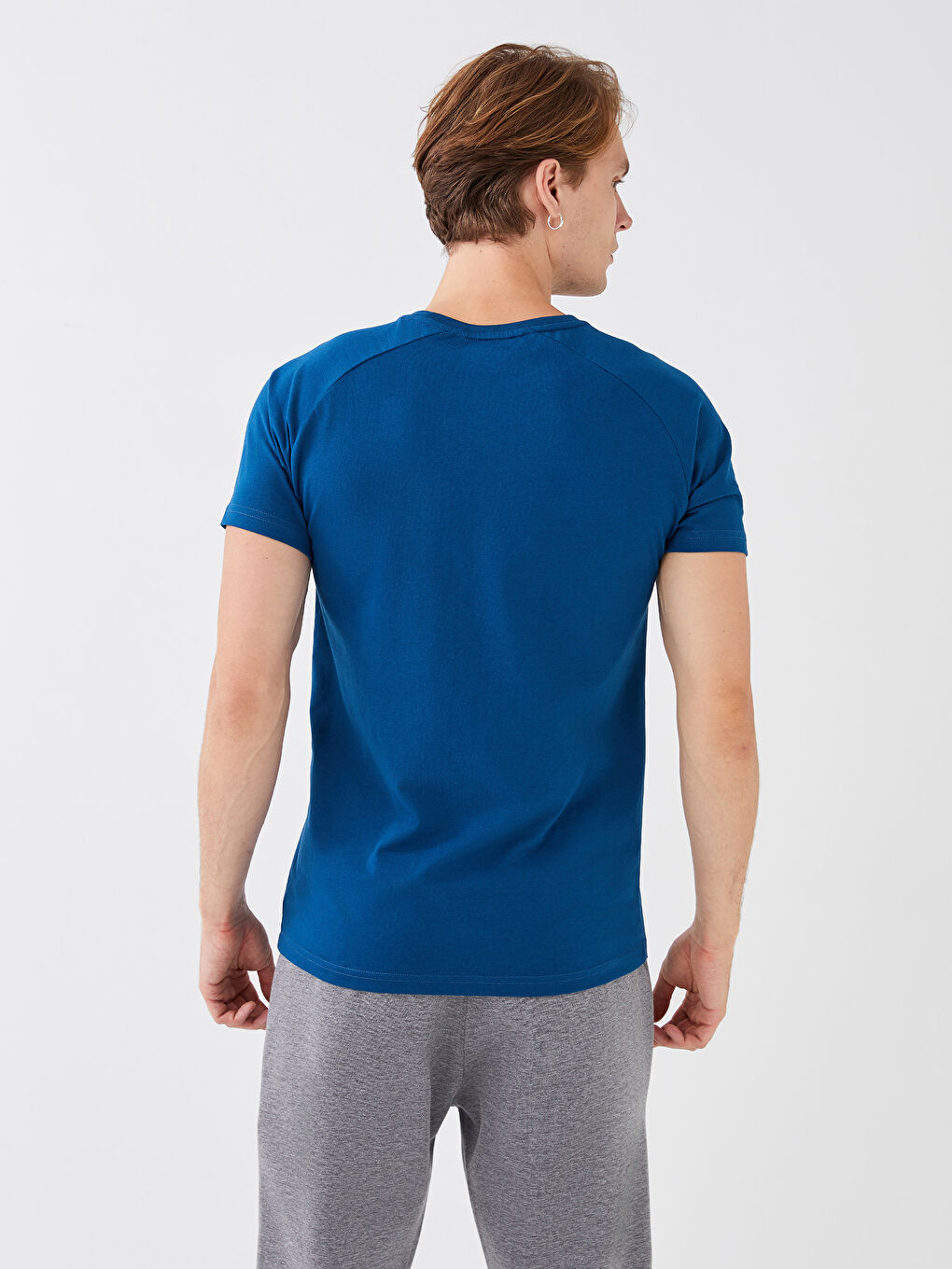 Crew Neck Short Sleeve Printed Men's Sports T-shirt -S3AY57Z8-HQQ