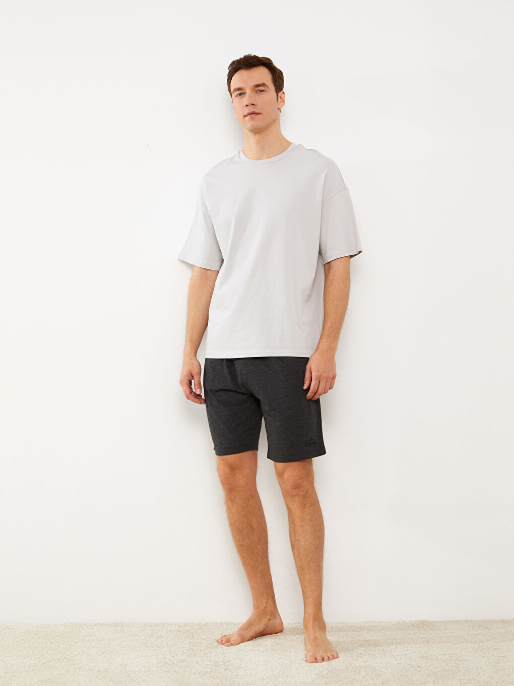 Pantaloni de pijama scurți Slim Fit pentru Bărbați-1