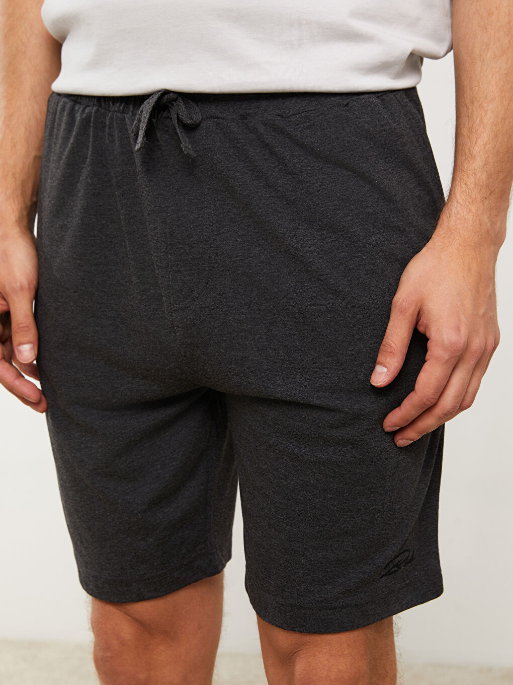 Pantaloni de pijama scurți Slim Fit pentru Bărbați-2