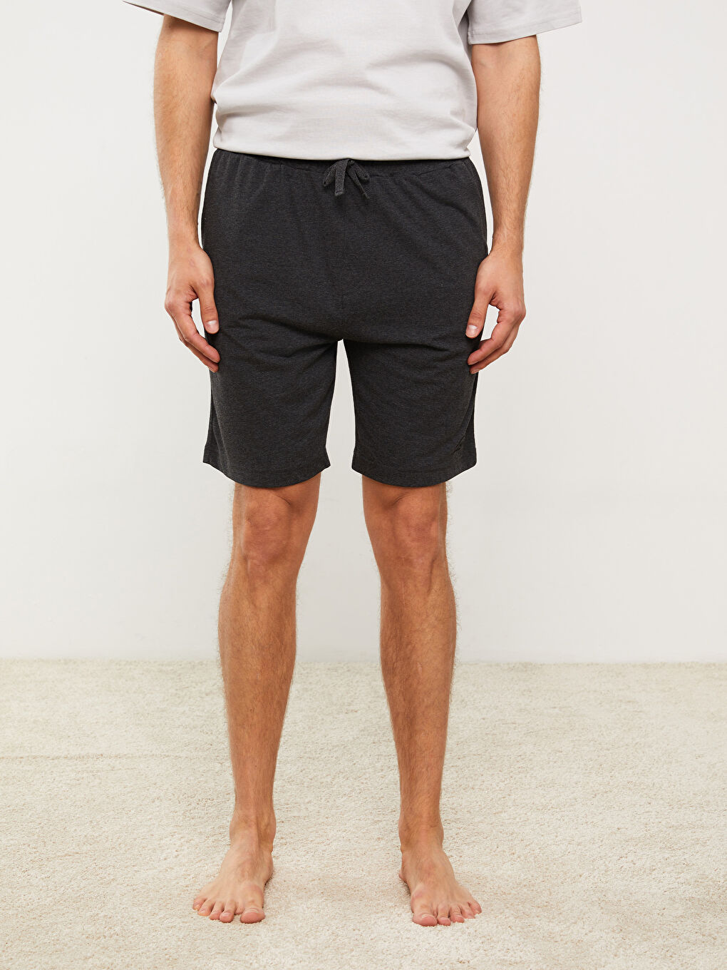 Pantaloni de pijama scurți Slim Fit pentru Bărbați-3