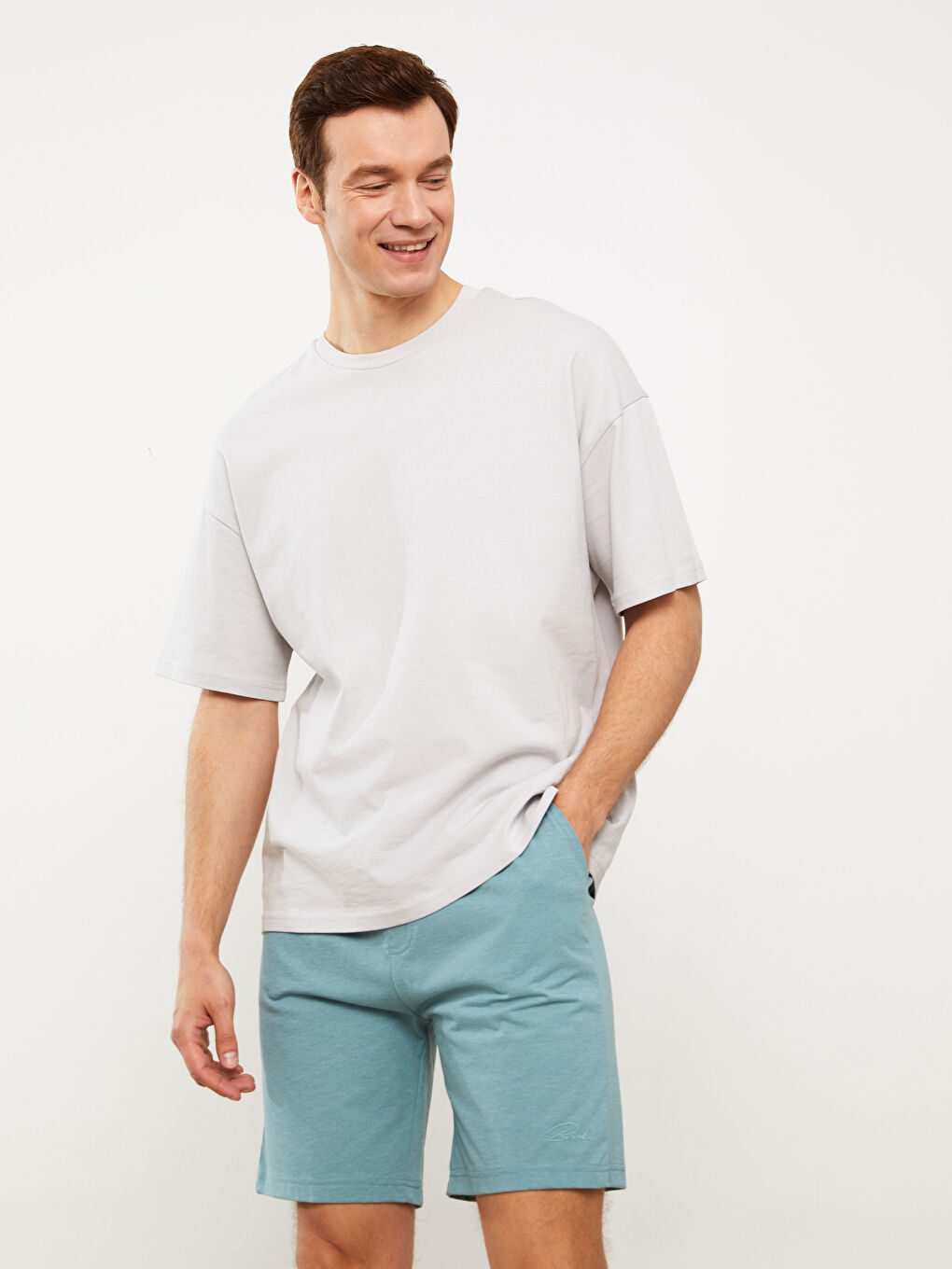 شورتات قيعان بيجامة للرجال بقصة رفيعة