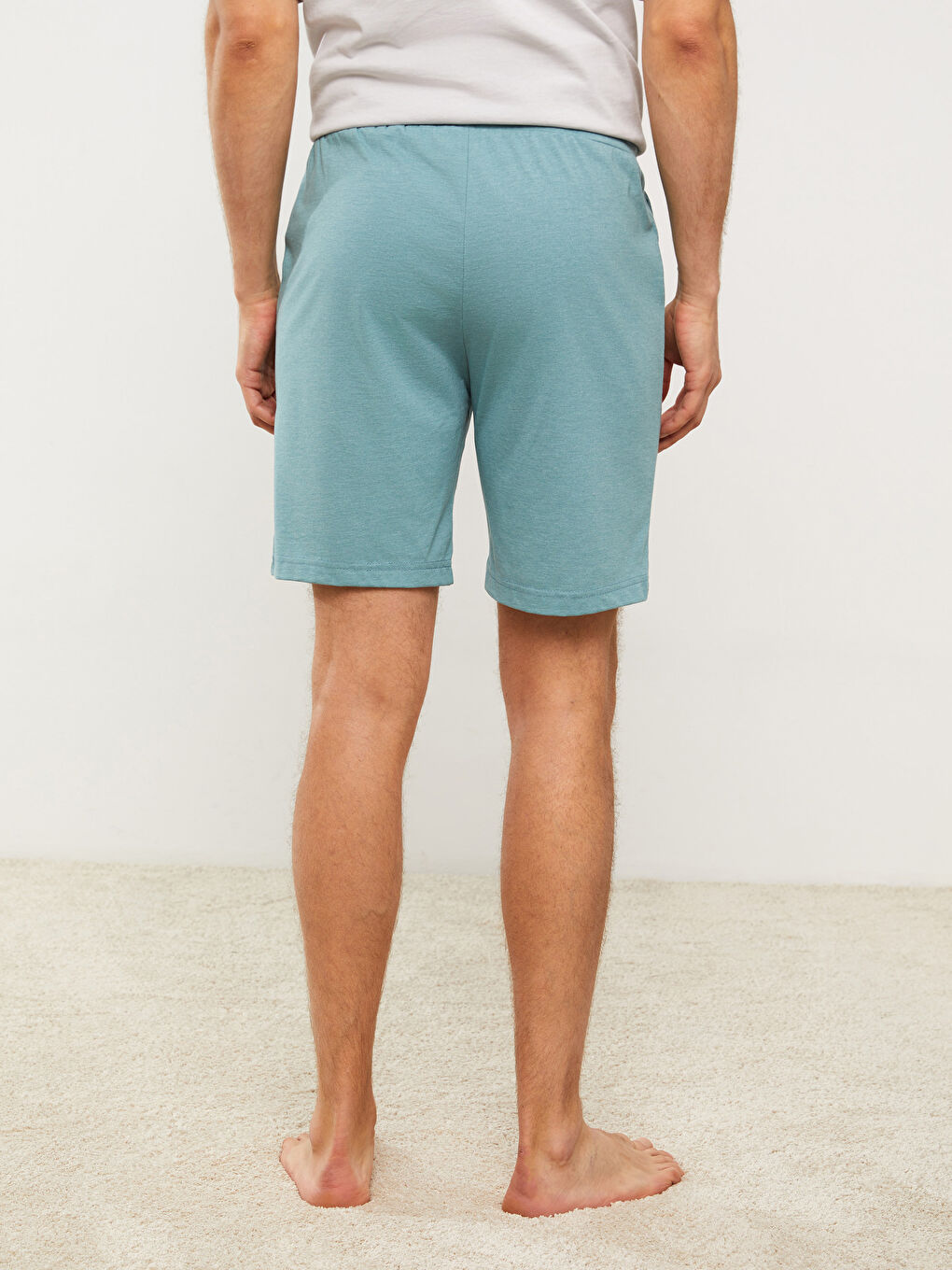 شورتات قيعان بيجامة للرجال بقصة رفيعة-4