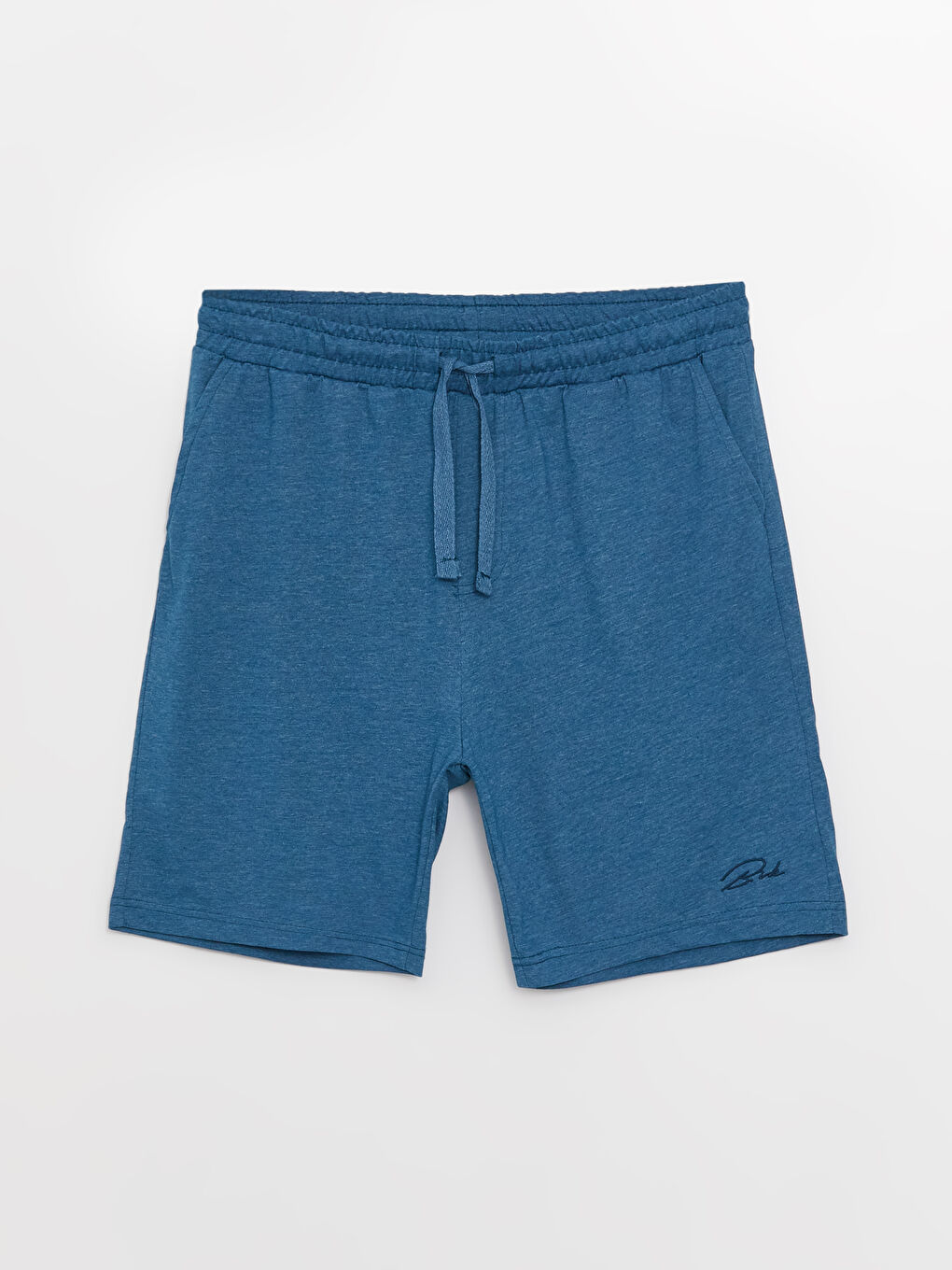 Petrol Slim Fit Erkek Pijama Alt Şort-5