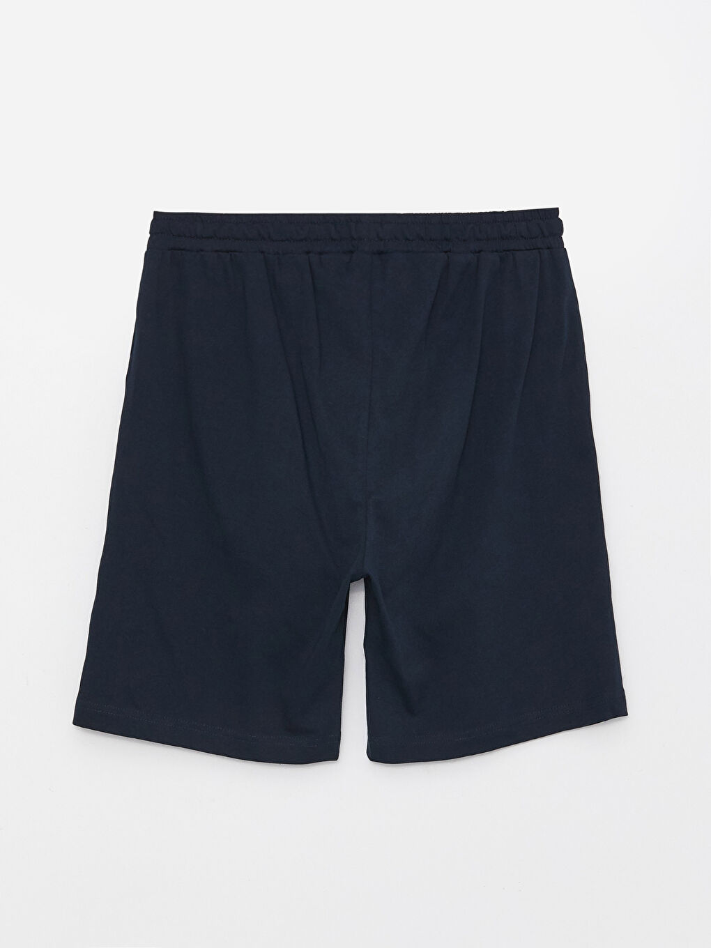 Lacivert Slim Fit Erkek Pijama Alt Şort-6