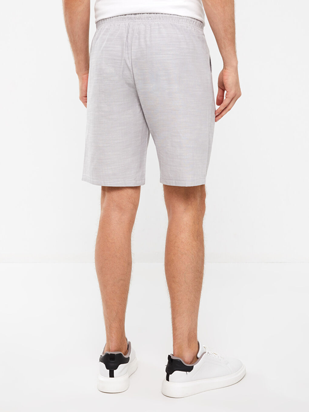 LC WAIKIKI Gri Standart Kalıp Erkek Pijama Alt Şort - 4