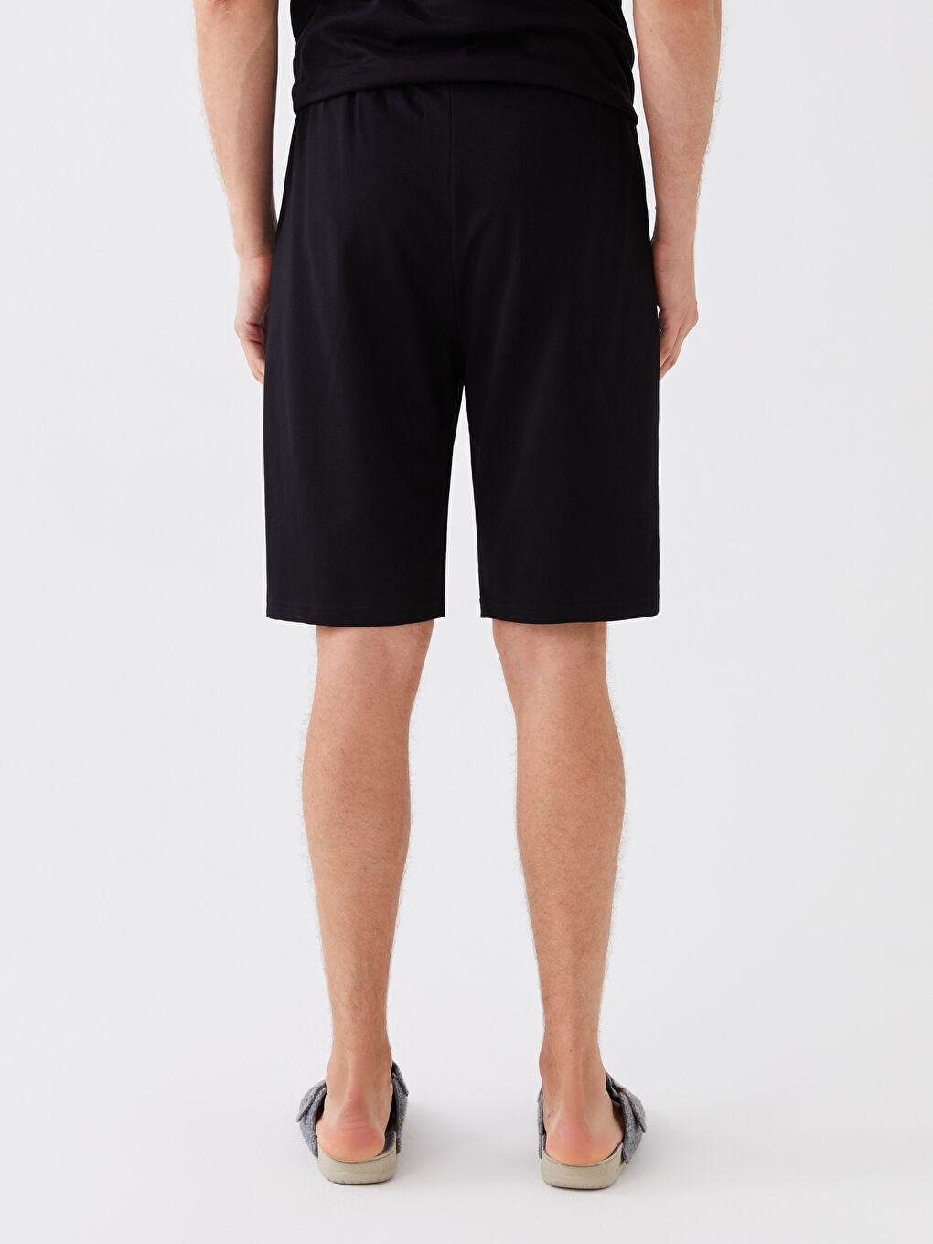 რეგულარული მორგების მამაკაცის პიჟამის შორტები-3