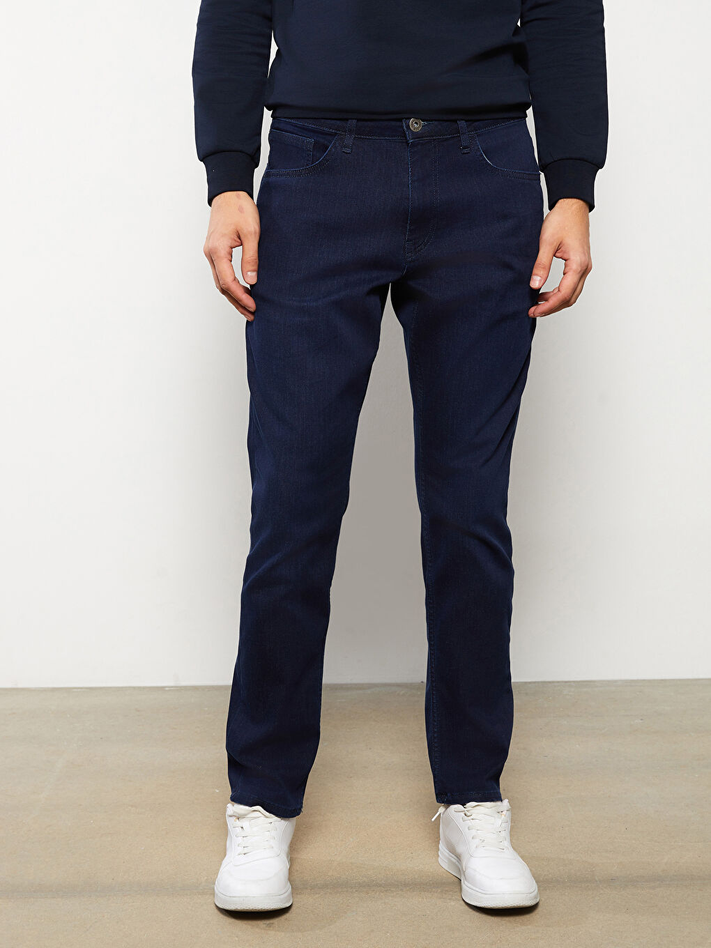 جينز بقصة رفيعة للرجال-3