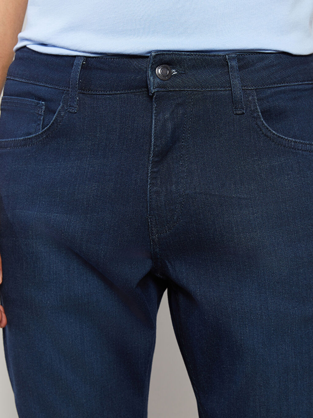 جينز بقصة رفيعة للرجال-2