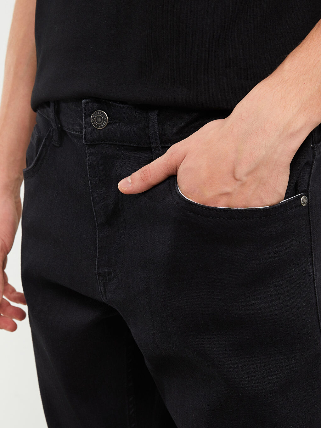 بنطلون جينز رجالي 750 سليم فيت-2