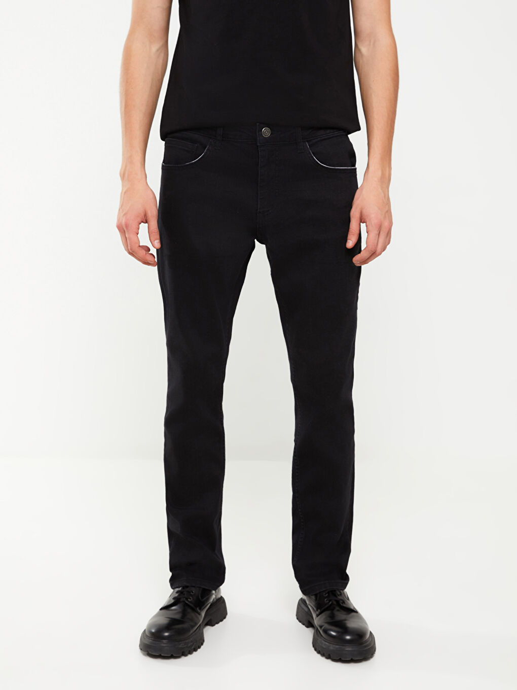 بنطلون جينز رجالي 750 سليم فيت-3