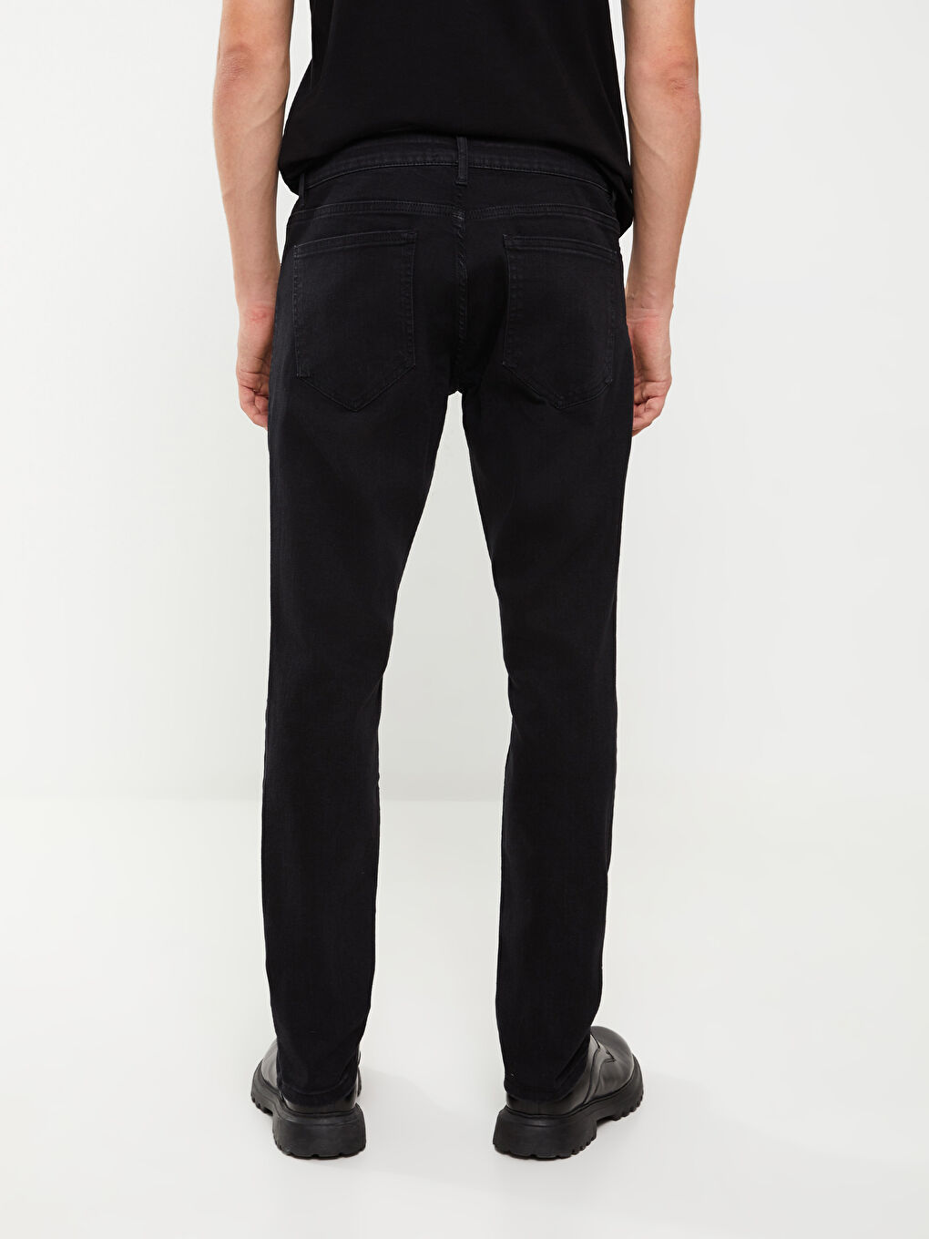 بنطلون جينز رجالي 750 سليم فيت-4