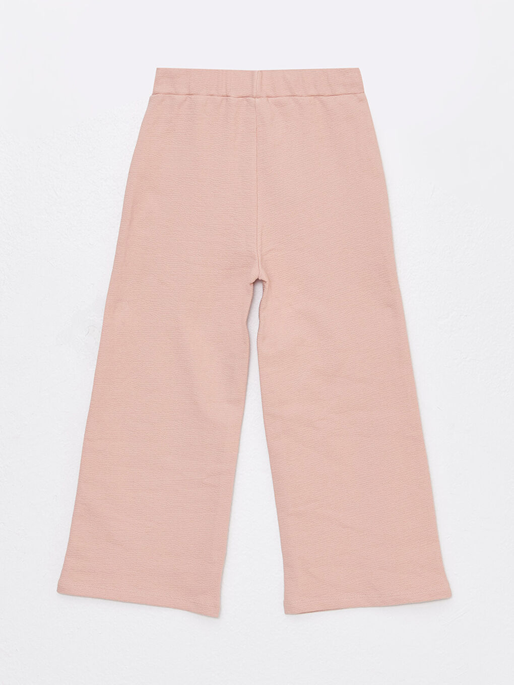 بنطلون رياضي بسيط بخصر مرن للبنات-1