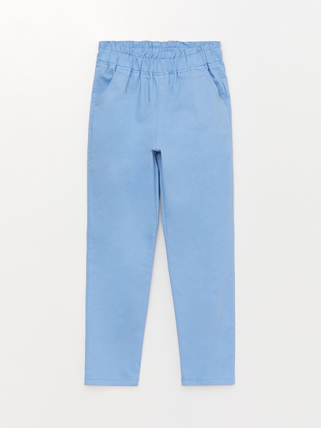 Basic Gabardine Paperbag Girls Trousers
