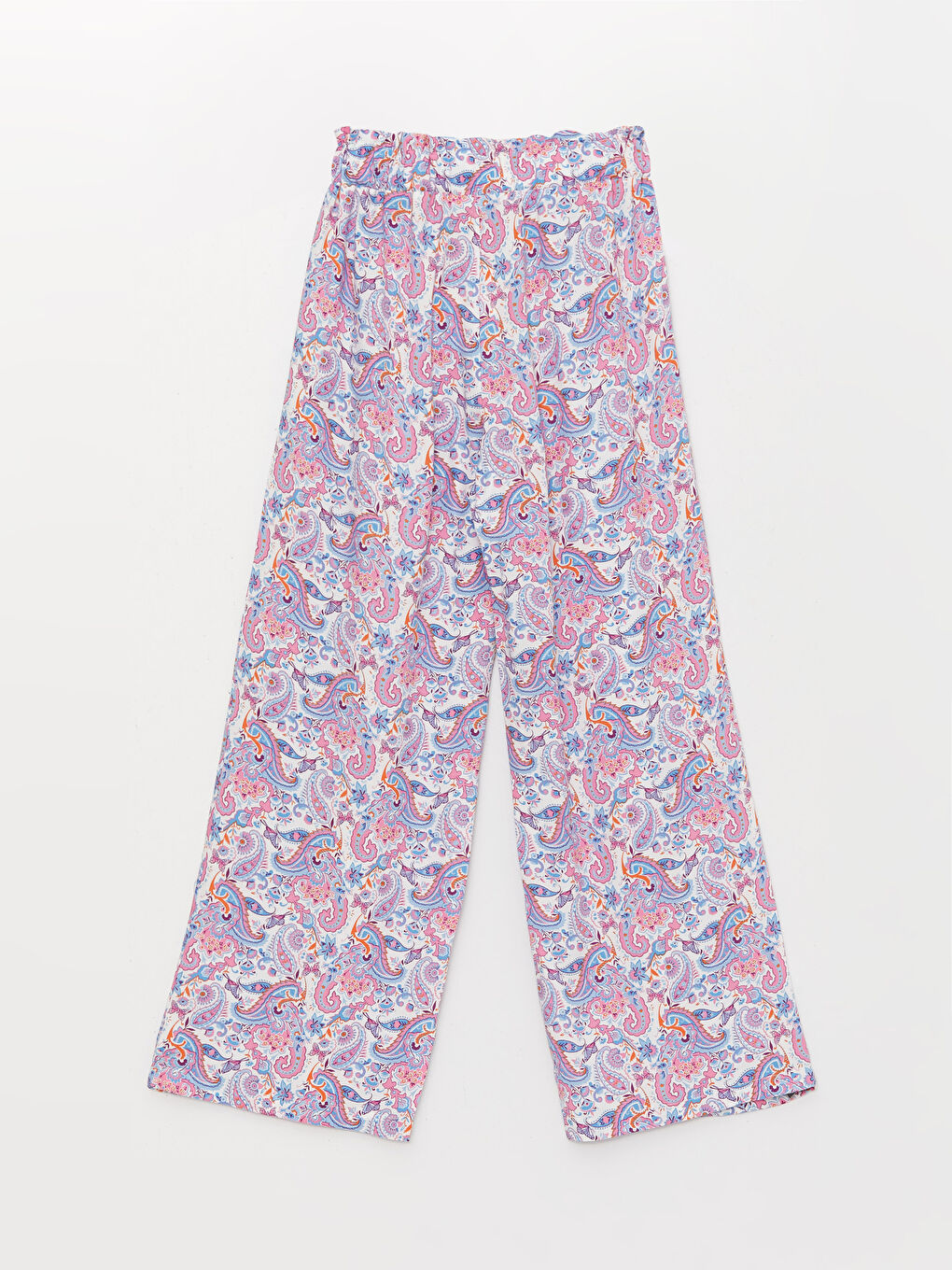 Elasticated Waist Printed Girls' Trousers