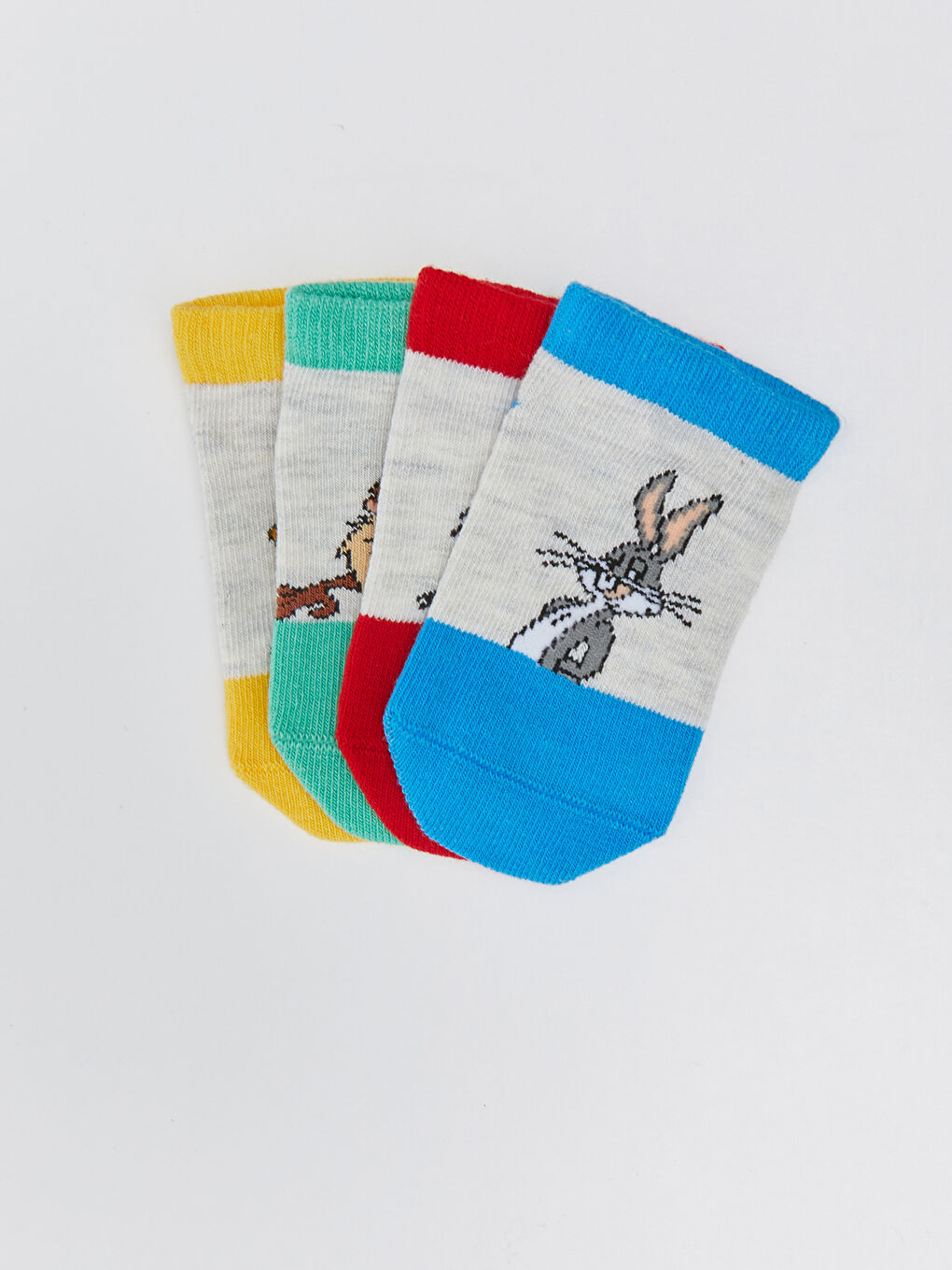Looney Tunes Chaussettes Bottillons Imprimées Bébé Garçon Lot de 4-2