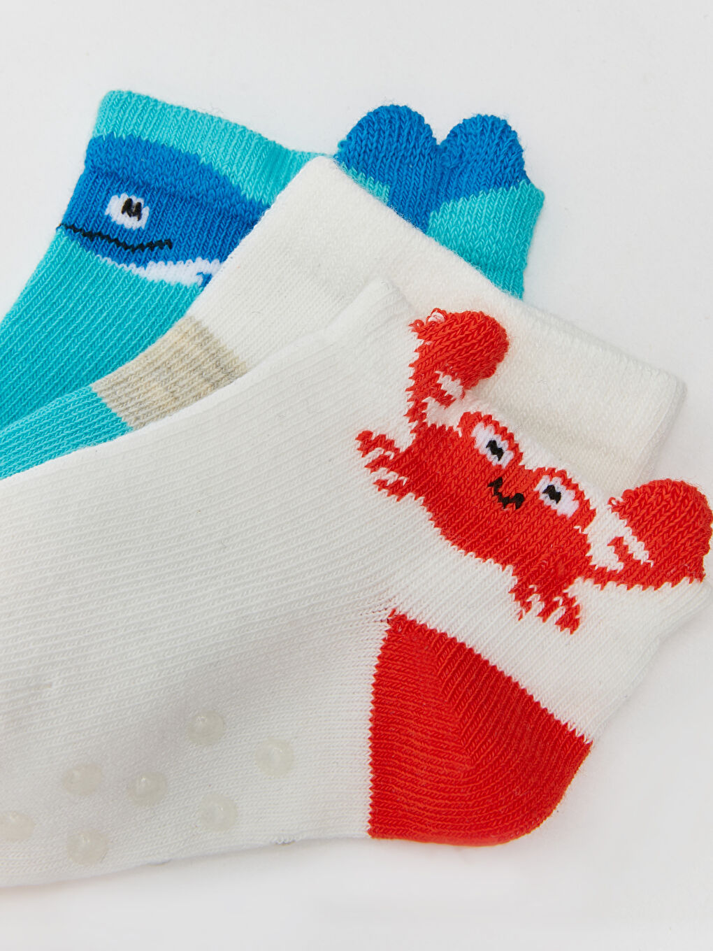 Printed Baby Boys' Bootie Socks 3-pack-3